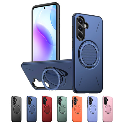 Heavy Duty Samsung Galaxy A17 5G 360 Rotate Ring Stand 2-Layer Case Cover A176