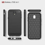 Slim Samsung Galaxy J7 Pro 2017 Carbon Fibre Soft Case Cover J730 G/MD