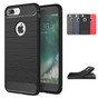 Slim iPhone 8 Plus 7 Pls Carbon Fibre Soft Case Cover Apple 8+ 7+