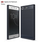 Slim Sony Xperia XZ Premium Phone Carbon Fiber Soft Carbon Case Cover