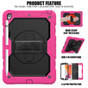 Shockproof iPad 10.2" 2019 7th Gen Strap Rugged Tough Case Cover Apple