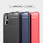 Slim Samsung Galaxy A71 4G Carbon Fibre Soft Carbon Case Cover A715