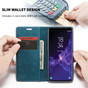 CaseMe Samsung Galaxy S9 Classic PU Leather Folio Case Cover G960 Skin