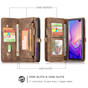 CaseMe 2-in-1 Samsung Galaxy S10 Detachable Case Leather Wallet Cover