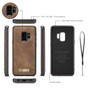 CaseMe 2-in-1 Samsung Galaxy S9 Detachable Case Leather Wallet Cover