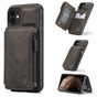 CaseMe Shockproof iPhone 11 PU Leather Case Cover Zipper Wallet Apple