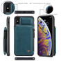 CaseMe Shockproof iPhone Xs Max Leather Case Cover Zipper Wallet Apple