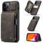 CaseMe Shockproof iPhone 12 Pro Leather Case Cover Zipper Wallet Apple