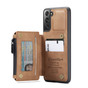 CaseMe Shockproof Samsung Galaxy S21 5G 4G Case Cover Zipper Wallet