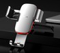 Baseus Gravity Mobile Phone Car Holder CD Slot Mount - Metal Age Style