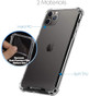 Goospery iPhone 11 Pro Max Clear Phone Case Shockproof Bumper Cover