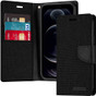 Goospery iPhone 13 Pro Max Canvas Fabric Flip Wallet Case Cover Apple
