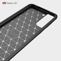 Slim Case For Samsung Galaxy S22 5G Carbon Fibre Soft Cover SM-S901