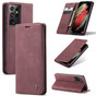 CaseMe Samsung Galaxy S22 Ultra 5G Classic Folio PU Leather Case Cover