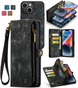 CaseMe 2-in-1 iPhone 14 Detachable Case Leather Wallet Cover Apple