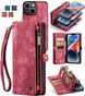 CaseMe 2-in-1 iPhone 14 Detachable Case Leather Wallet Cover Apple