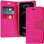 Goospery iPhone 14 Pro Canvas Fabric Flip Wallet Case Cover Apple