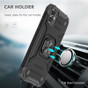 Shockproof iPhone 11 Heavy Duty Case Cover Tough Apple Ring Holder