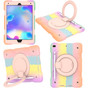 Kids Shockproof iPad 10.2 2020 8th Gen Apple Case Cover Ring Colourful