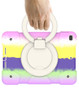 Kids Shockproof iPad 10.2 2020 8th Gen Apple Case Cover Ring Colourful