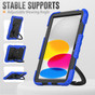 Shockproof iPad 10.9" 2022 10th Gen Strap Ring Rugged Case Cover Apple