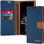 Goospery Samsung Galaxy S23+ Plus 5G Fabric Wallet Case Cover S916