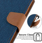 Goospery Samsung Galaxy S23+ Plus 5G Fabric Wallet Case Cover S916