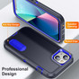 Shockproof iPhone 14 Plus Case Cover Heavy Duty with Stand Apple