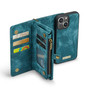 CaseMe 2-in-1 iPhone 15 Detachable Case Leather Wallet Cover Apple
