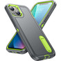 Shockproof iPhone 15 Case Cover Heavy Duty with Stand Apple iPhone15