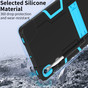 Stylish Shockproof Samsung Galaxy Tab S9+ Plus 12.4" Case Cover X810