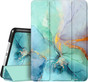 iPad 9.7" 2018 6th Gen Smart Case Cover Hard Back Apple iPad6 Marble