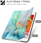 iPad Air 1 Smart Tri-Fold Case Cover Hard Back Apple Air1 Marble