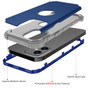 Impact iPhone 12 Shockproof 3in1 Rugged Case Cover Apple iPhone12