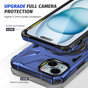 Shockproof iPhone 15 Case Cover Ring Stand Heavy Duty Apple iPhone15