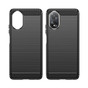 Slim OPPO A18 4G Soft Carbon Fibre Brushed Case Cover Flexible Skin