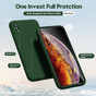 iPhone X Xs Soft Liquid Silicone Shockproof Case Cover Apple iPhoneX