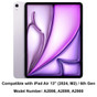 Compatible model: iPad Air 13" (2024, M2) / 6th Gen. (2)