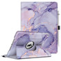 iPad 10.2" 2019 Smart 360 Rotate Leather Case Cover Apple iPad7 Marble