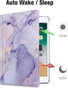 iPad 10.2" 8th Gen Smart 360 Rotate Leather Case Cover Apple 8 Marble