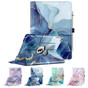 iPad 9.7" 5th Gen Smart 360 Rotate Leather Case Cover Apple 5 Marble