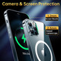 iPhone 16 Pro MagSafe Clear Phone Case Shockproof Bumper Cover 16Pro