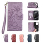 Folio Case iPhone 15+ Plus Leather Cover Butterfly Apple Phone 15Plus