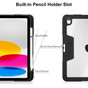 Shockproof iPad Pro 12.9" 2021 5th Gen Tri-Fold Case Cover Apple Pencil Slot Kids