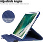 iPad Air 11" 2025 Smart 360 Rotate Leather Case Cover Apple 7th Gen Marble