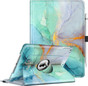 iPad Air 11" 2025 Smart 360 Rotate Leather Case Cover Apple 7th Gen Marble