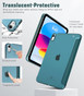 iPad (A16) 11" 2025 11th Gen Tri-Fold Smart Cover Semi-Clear Back Case Apple iPad11