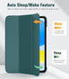 iPad (A16) 11" 2025 11th Gen Tri-Fold Smart Cover Semi-Clear Back Case Apple iPad11