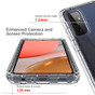 Samsung Galaxy A13 4G 2-in-1 Shockproof Clear Case Bumper Cover A135