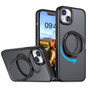 iPhone 14+ Plus Frosted Back MagSafe Wireless Charging 360 Rotate Ring Stand Case Cover Apple